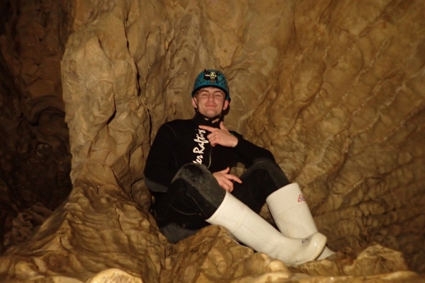 Caving at Waitomo Caves